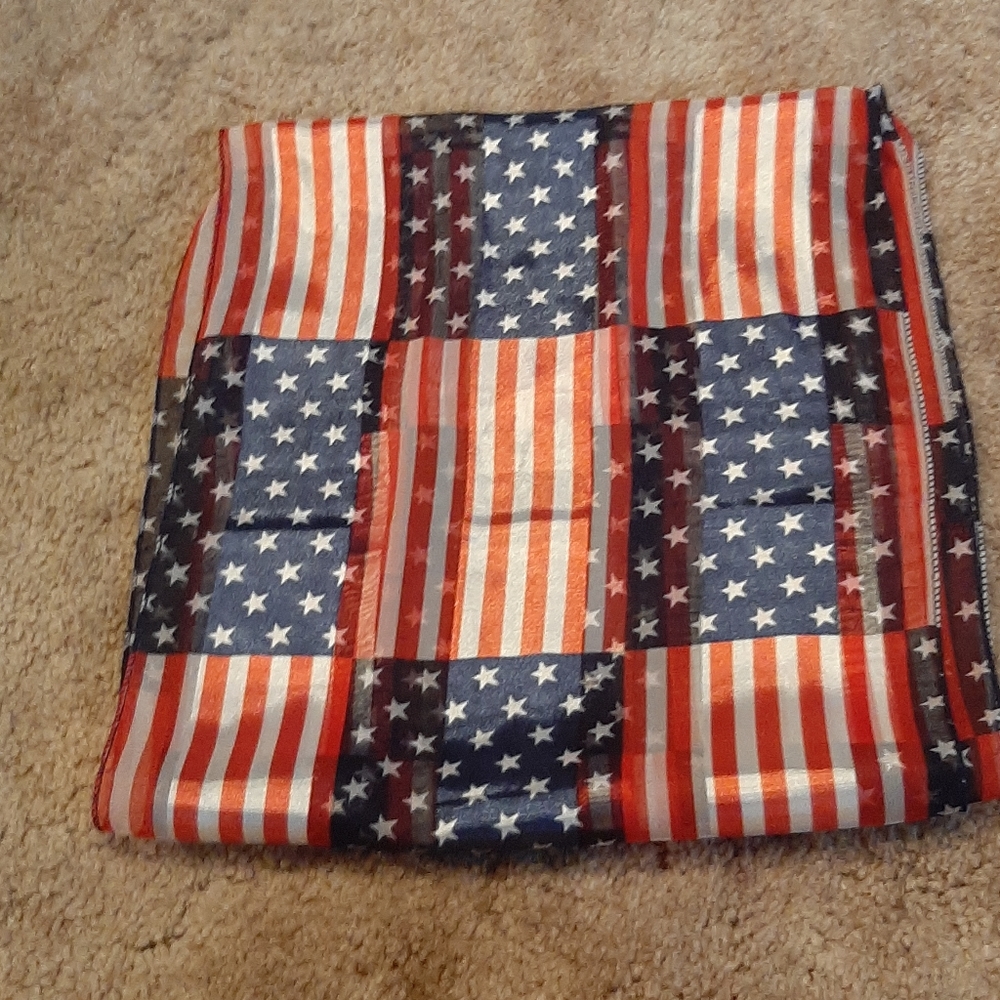 American flag scarf